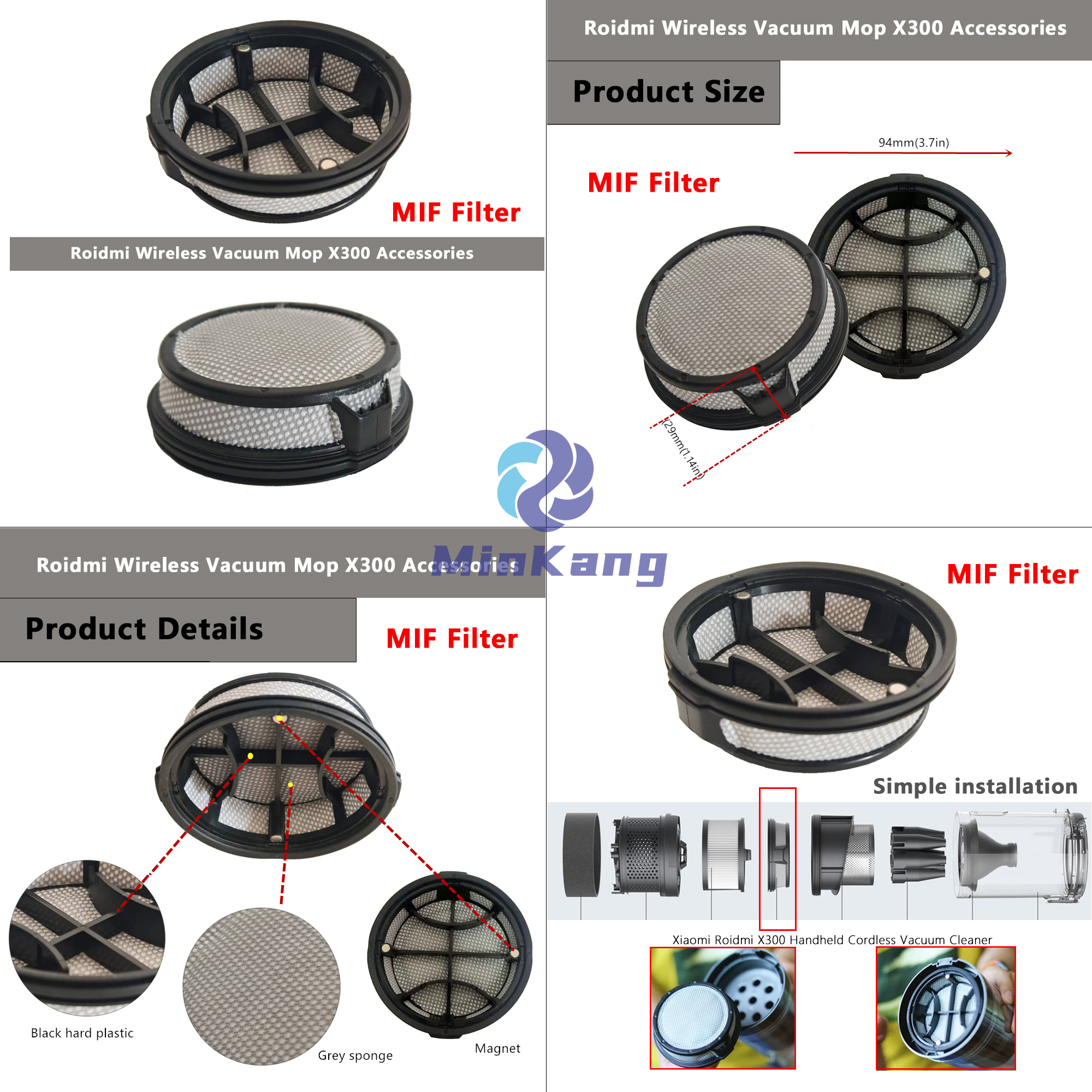 Xiaomi Roidmi X300 MIF Filter Xiaomi Roidmi X300 MIF Filter