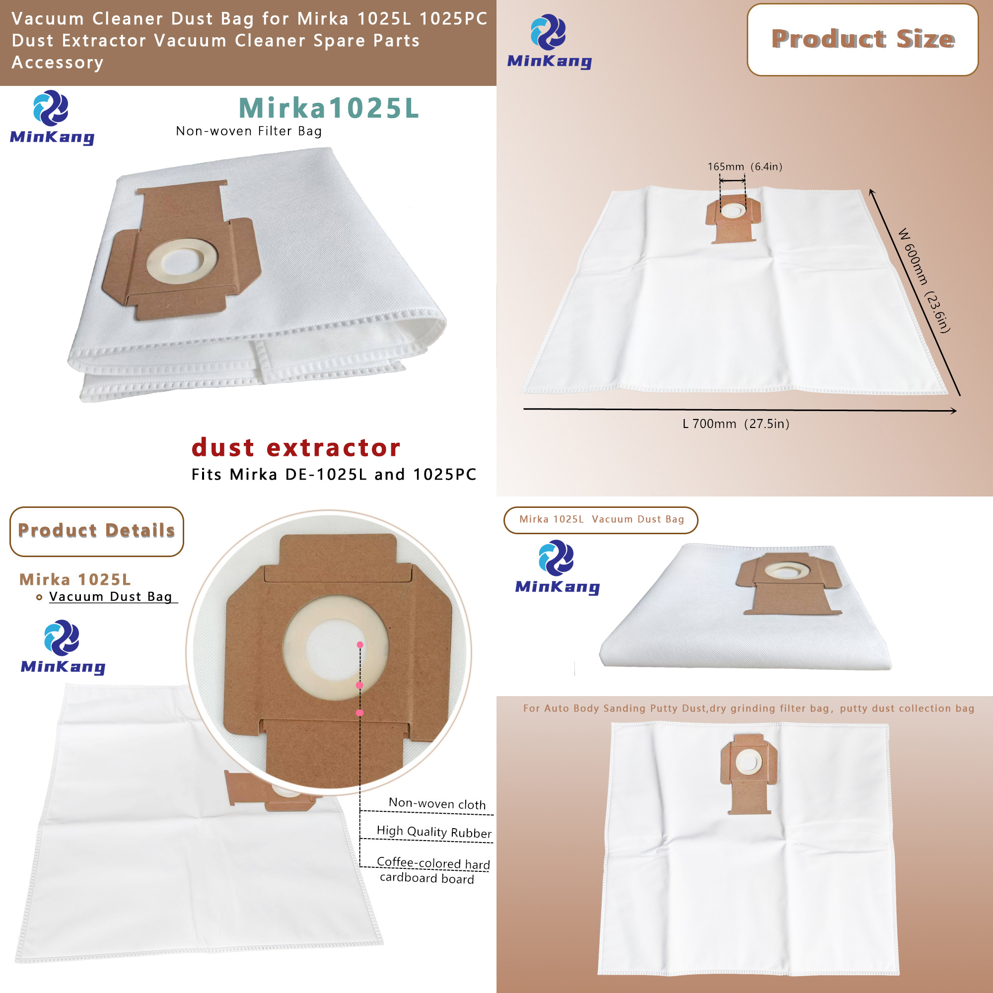 Mirka Non‑woven Filter Bag Mirka Non‑woven Filter Bag
