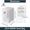 Model # VCA-RDB95 Vacuum air filter Dust Bags for SAMSUNG Jet Bot AI+ / Jet Bot+ Vacuum Clean Station
