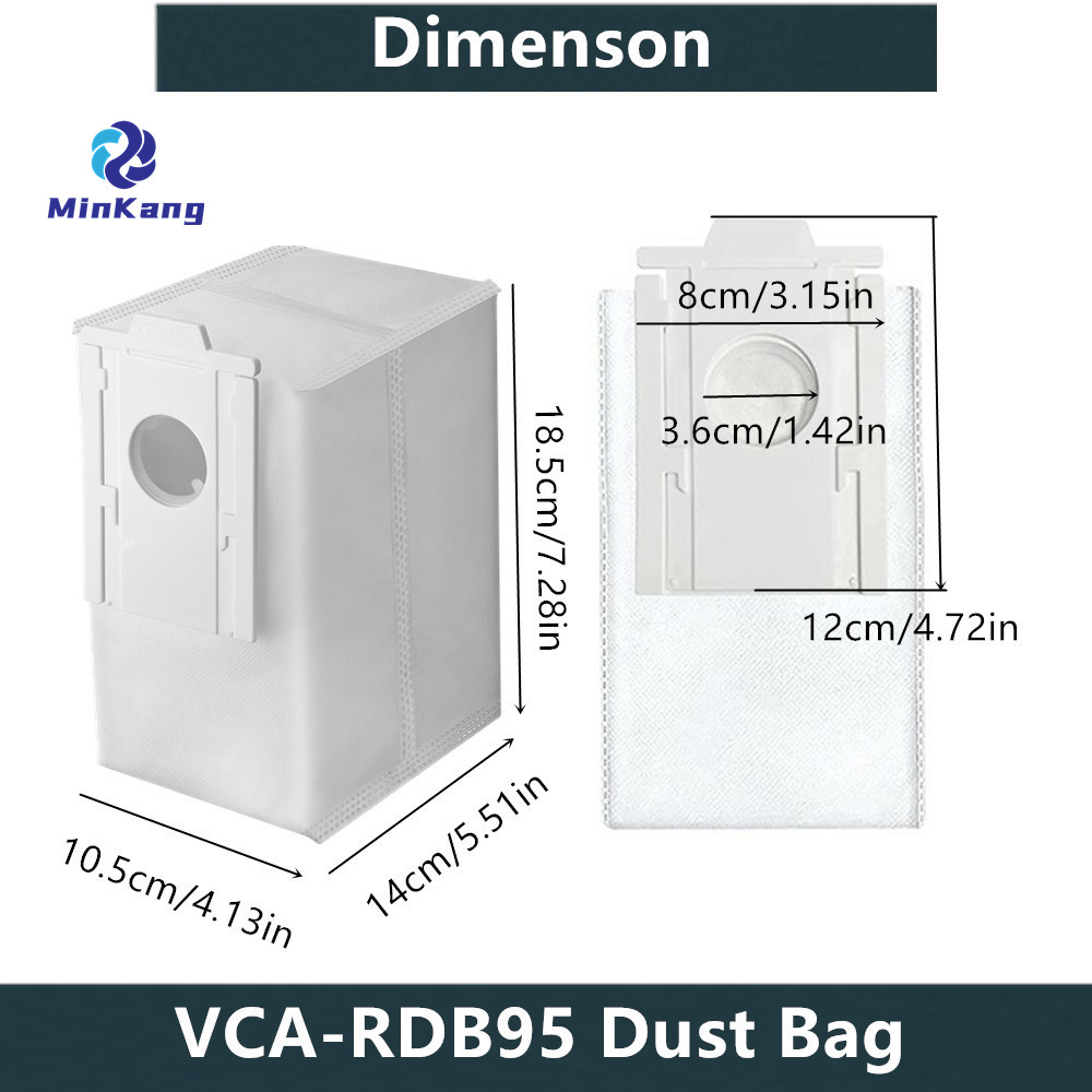 New Original SAMSUNG VCA-RDB95 Dust Bags For Jet Bot +, AI + Robot Clean  Station