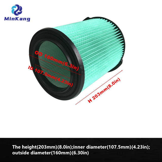Green 38753 9-38753 Cartridge vacuum HEPA filter for CRAFTSMAN CMXZVBE38753 HEPA Media Wet/Dry Vac Filter 