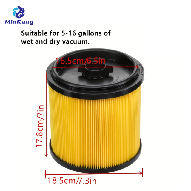VCFS STANDARD CARTRIDGE FILTER RETAINER DRY PICK-UP （YELLOW）