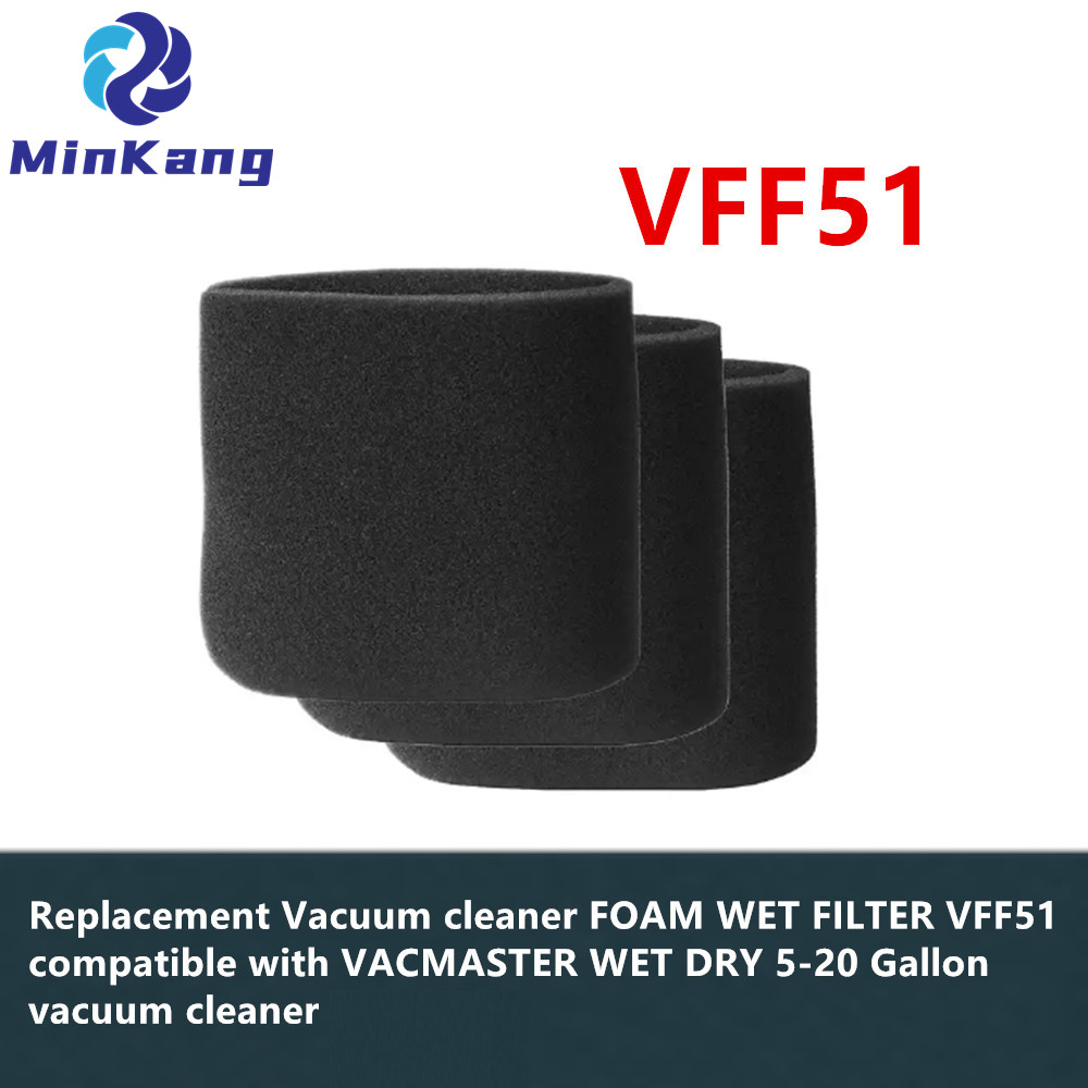Replacement VFF51 FOAM FILTER for VACMASTER WET DRY 5-20 Gallon vacuum