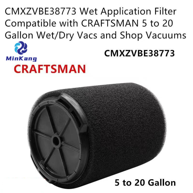 CMXZVBE38773 Wet Application Cartridge Vacuum FOAM Filter for CRAFTSMAN 5 to 20 Gallon Vacuum cleaner parts
