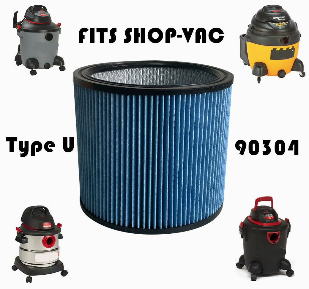 Cartridge vacuum filter 90304 90350 90333 Type U for Shop Vac Wet /Dry Vacuum