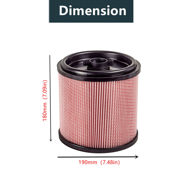 VCFF 3701 HIGH-EFFICIENCY CARTRIDGE FILTER RETAINER FOR Hart Vacmaster Shop-Vac vacuum DRY PICK-UP Only