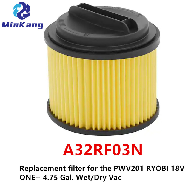  A32RF03N Replacement filter for PWV201 RYOBI 18V ONE+ 4.75 Gal. Wet/Dry Vacuum