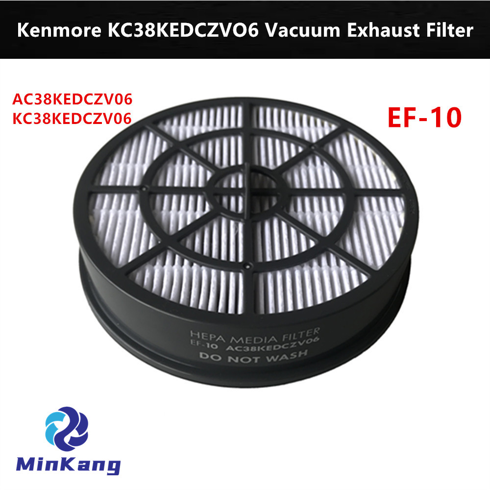 EF-10 #AC38KEDCZV06 KC38KEDCZV06 HEPA Media Vacuum Exhaust Filter for Kenmore vacuum cleaner parts （Gray+white）