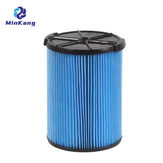 VF5000 Fine Dust 3-Layer Cartridge HEPA Filter for Ridgid 5-20 Gallon Wet /Dry Vacuums （Blue）