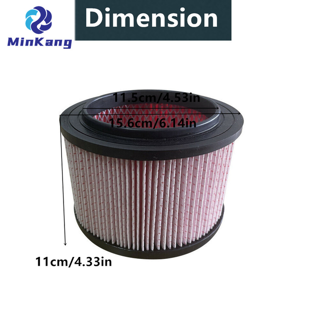 Fine Dust Cartridge Filter for Vacmaster Professional industrial Vacuum 5 Gallon Jobsite Vac, Beast Series