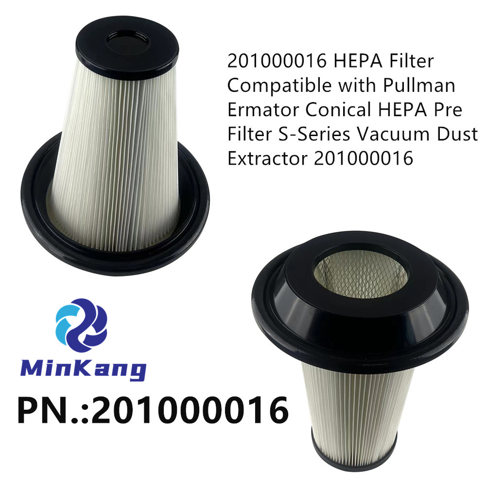201000016 Vacuum Cleaner Filter H13 Replacement for Pullman Ermator Conical S-Series S13 Vacuum Part 