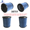 Blue 38751 9-38751 Cartridge vacuum HEPA filter for Craftsman 38751 Fine Dust Wet/Dry Vac Filter 