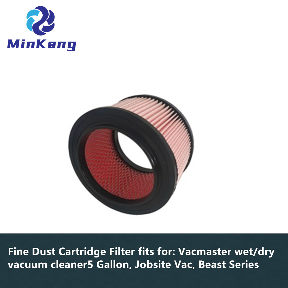 Fine Dust Cartridge Filter for Vacmaster Professional industrial Vacuum 5 Gallon Jobsite Vac, Beast Series