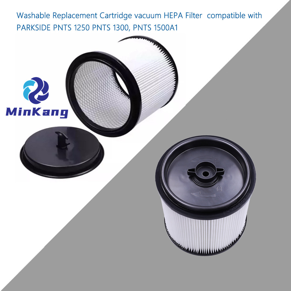 Washable Replacement Cartridge vacuum HEPA Filter for PARKSIDE 