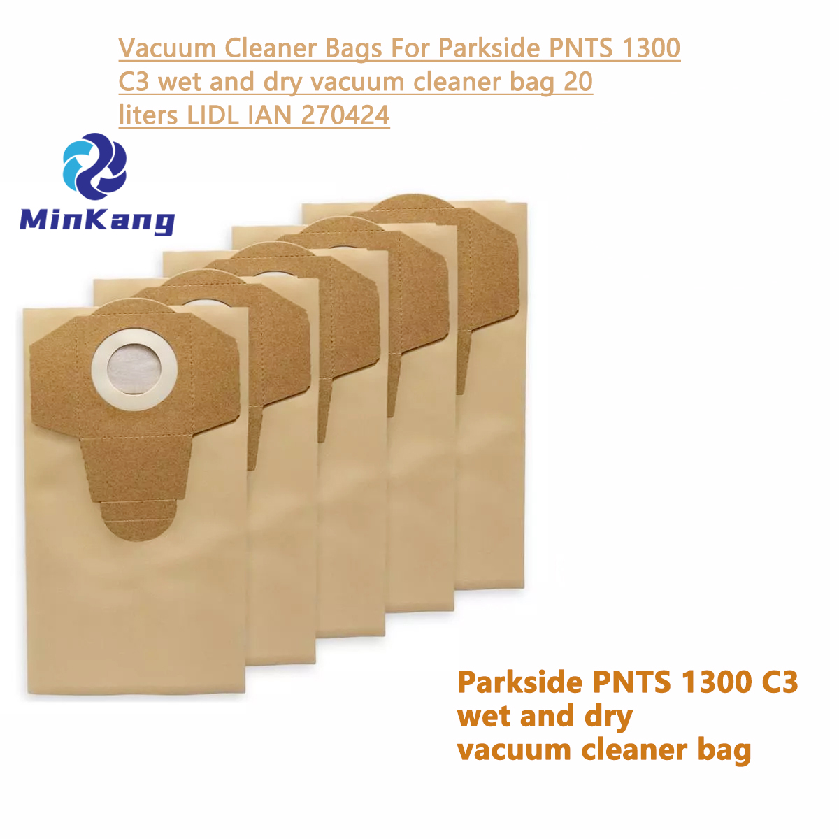  Parkside PNTS 1300 C3 wet and dry vacuum cleaner bag 20 liters LIDL IAN 270424