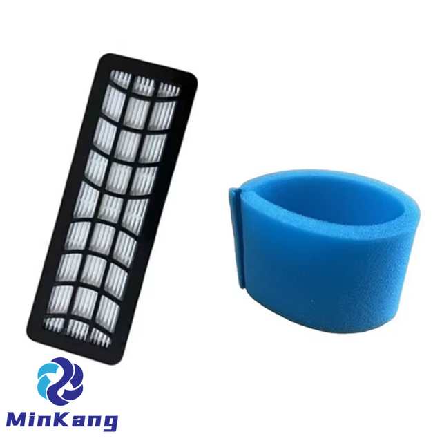  Blue Wet Foam Filter and pleated filtering Paper HEPA Filter for Bosch BWD41740 Vacuum Cleaner Spare Parts Accessory