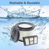  Part# VF408 & VFHF Cartridge vacuum HEPA Filter Replacement for Vacmaster VF408 4 Gallon Wet/Dry Vacuum Cleaner