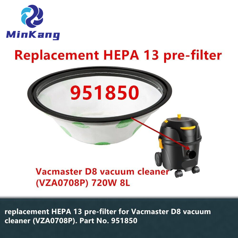 Vacuum HEPA 13 pre-filter dust filter bag for Vacmaster D8 VZA0708P 720W 8L vacuum cleaner parts