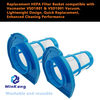 Replacement HEPA Filter Basket for Vacmaster VSD1801 & VSD1001 wash vacuum filter