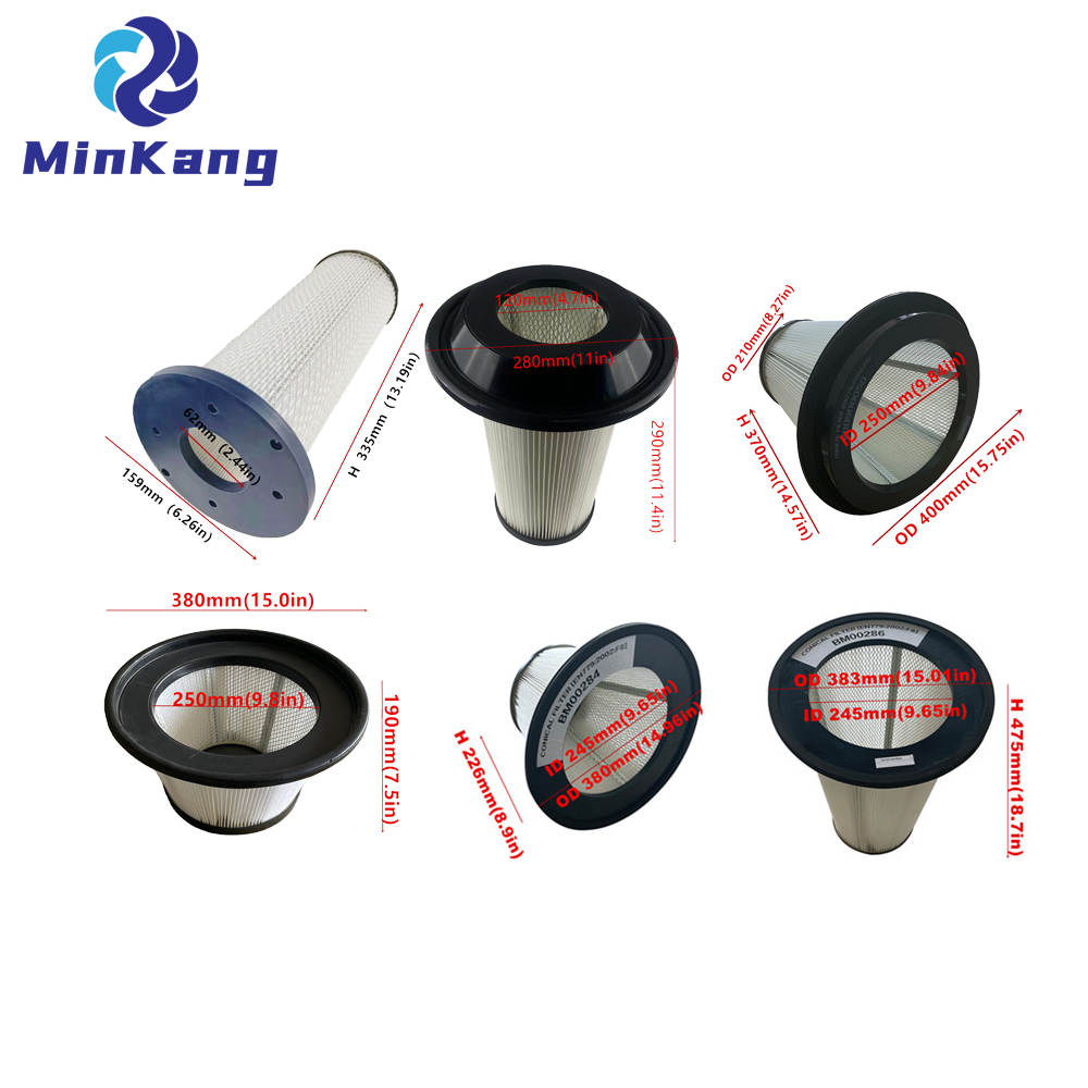 MinKang conical pre-filters 