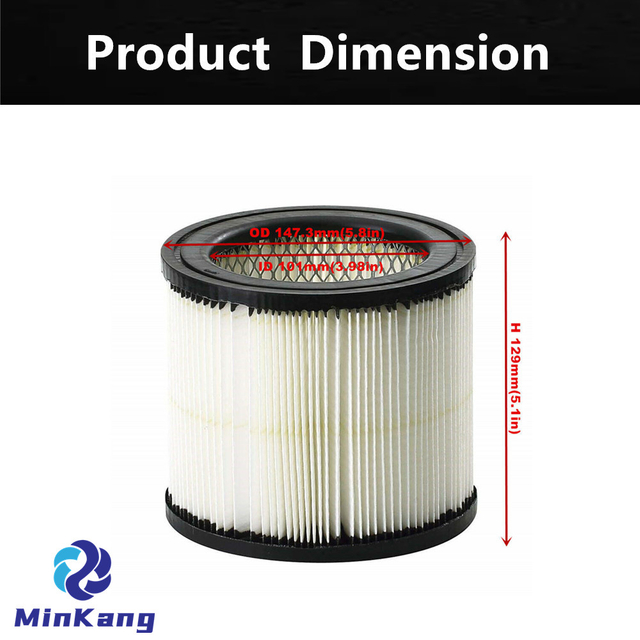 CMXZVBE38752 replacement Cartridge vacuum HEPA Filter for CRAFTSMAN Wet/Dry Vac WALL VAC FROM 2002-2004 