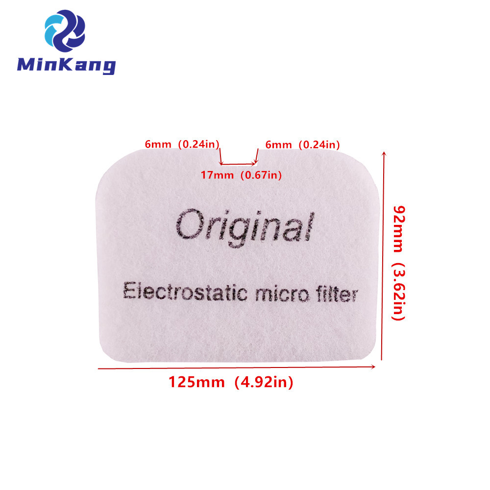 Replacement electrostatic micro cotton Vacuum cleaner filter for Nilfisk Vacuum cleaner GD5 back -(white)