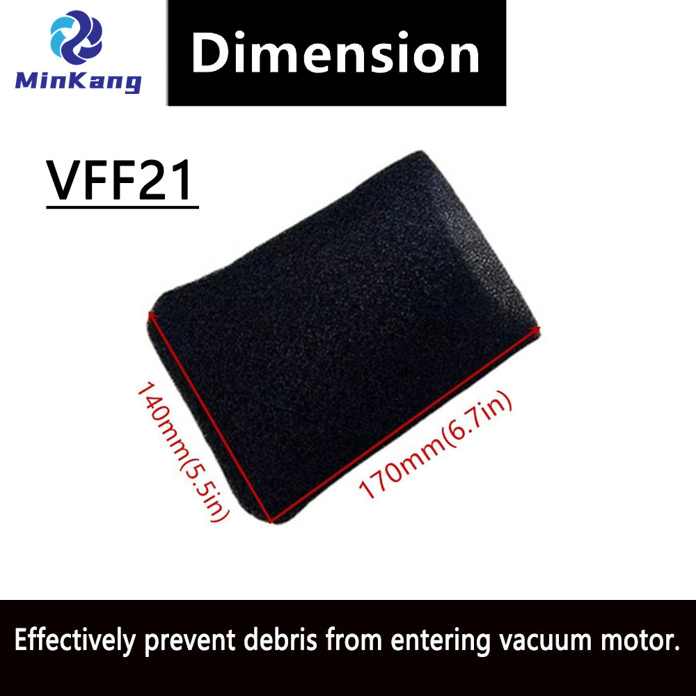 VFF21 Foam Filter for Armor All 2.5 Gallon Vacs AA255, AA256, VOM205P 0901 and 4 Gallon Vac VO408S 0901.