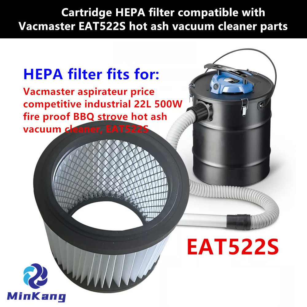 Cartridge vacuum HEPA filter for Vacmaster EAT522S hot ash vacuum cleaner parts