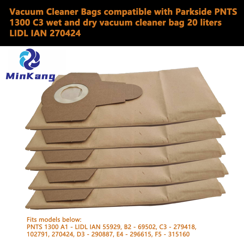  Parkside PNTS 1300 C3 wet and dry vacuum cleaner bag 20 liters LIDL IAN 270424