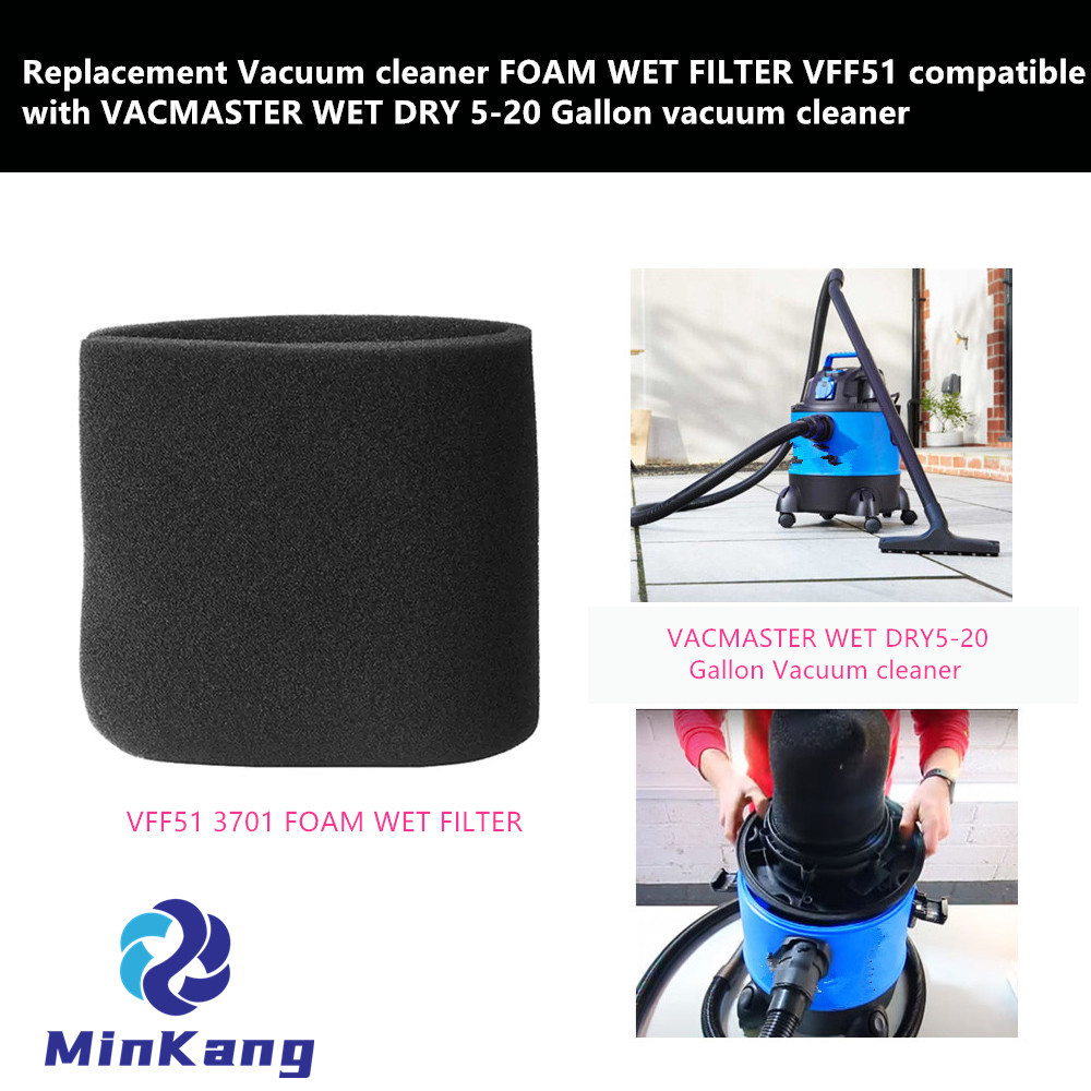 1 SET cartridge HEPA filter and VFF51 3701 FOAM WET FILTERS for CRAFTSMAN Vacuum cleaner 5-20 GAL 19-75L