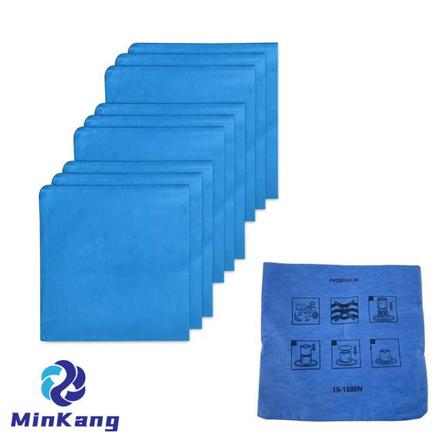 Blue Dust Bag Non-woven Filter For Stanley 25-1217 1-6 Gallon Vacuum Cleaner Spare Parts Accessory