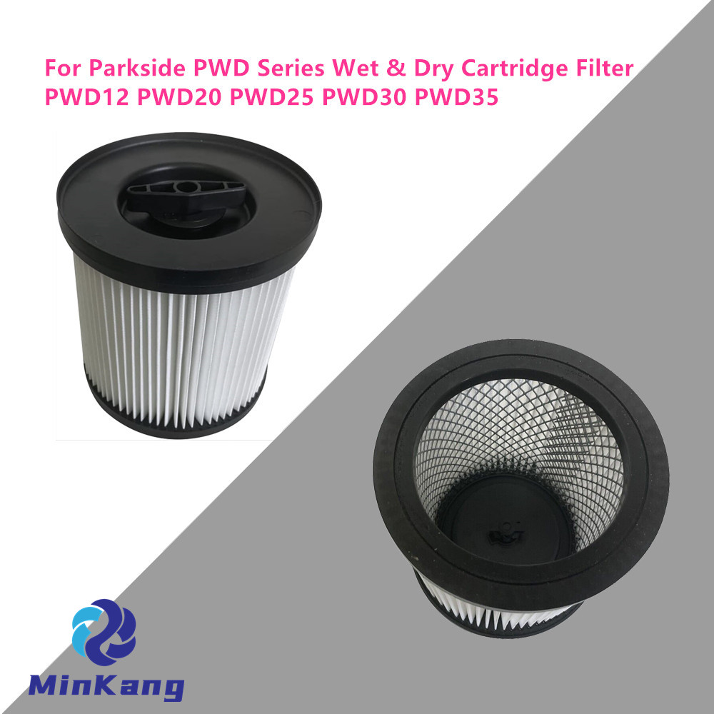 Replacement Wet/Dry Cartridge Vacuum HEPA Filter # 30250100 for Parkside PWD Series PNTS 1400 H4 vacuum cleaner parts