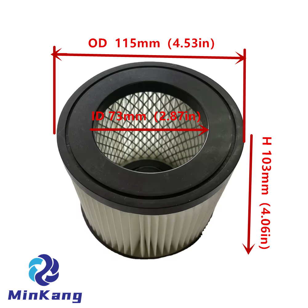 OEM 240-5252 Washable HEPA material Cartridge Filter for masterforce cordless wet/dry vacuum 240-5241 Vacuum Cleaner Spare Parts Accessory