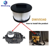 DWV9340 Vacuum HEPA filter for DEWALT DWV902M CONSTRUCTION Dust Extractor- M CLASS