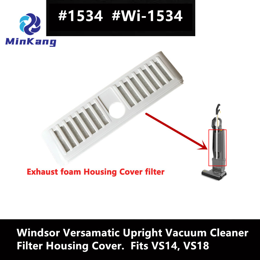 #1534 #Wi-1534 Replacement Exhaust foam Housing Cover filter and cleaning brush for Windsor Versamatic Upright Vacuum Cleaner 