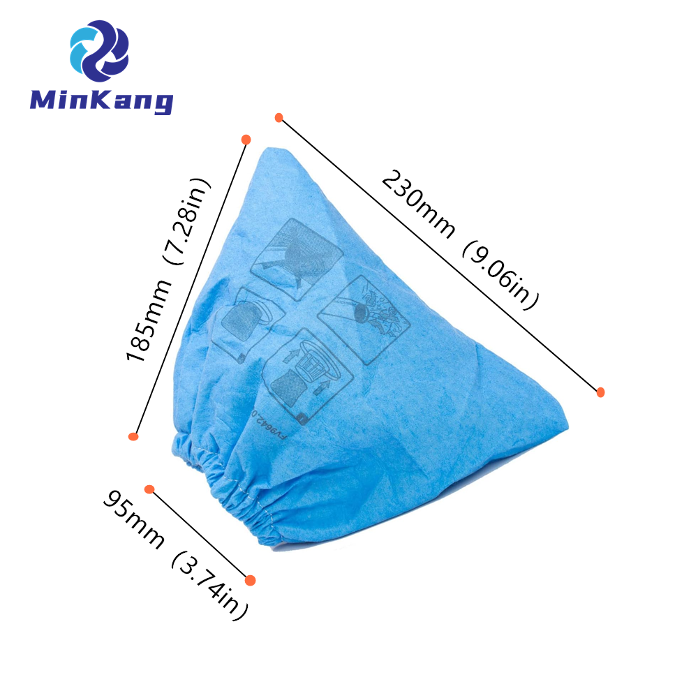 Blue replacement Fabric Filter Bag Vacuum Cleaner Dry Filter for Parkside Wet Dry Vacuum Cleaner PWD 12 A1 353257 