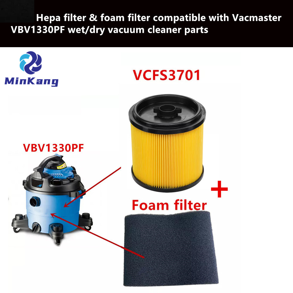 VCFS3701 Hepa filter&foam filter for Vacmaster wet/dry vacuum cleaner VBV1330PF