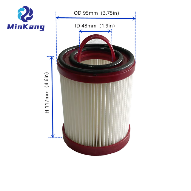 Vacuum HEPA filter for Sanitaire DCF-3 Washable Dust Cup Filter 68903 SC5745, SC5845 Series Upright Vacuums