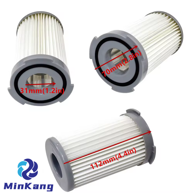  Cartridge PET Dust Filter For Electrolux ZS203 ZS204 ZS205 EF75B AEF75B Vacuum Cleaner Parts