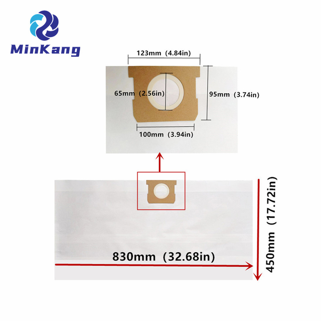 VHBL HIGH EFFICIENCY DUST FILTER Bags for Vacmaster VBV1210 12 to 16 gallon most Shop-Vac Wet/Dry Vacuum Cleaners (12 to 14 gallon)