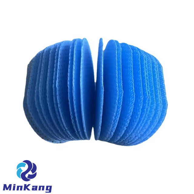 Blue half round HEPA Humidification Filter for Sharp air purifier vacuum cleaner parts