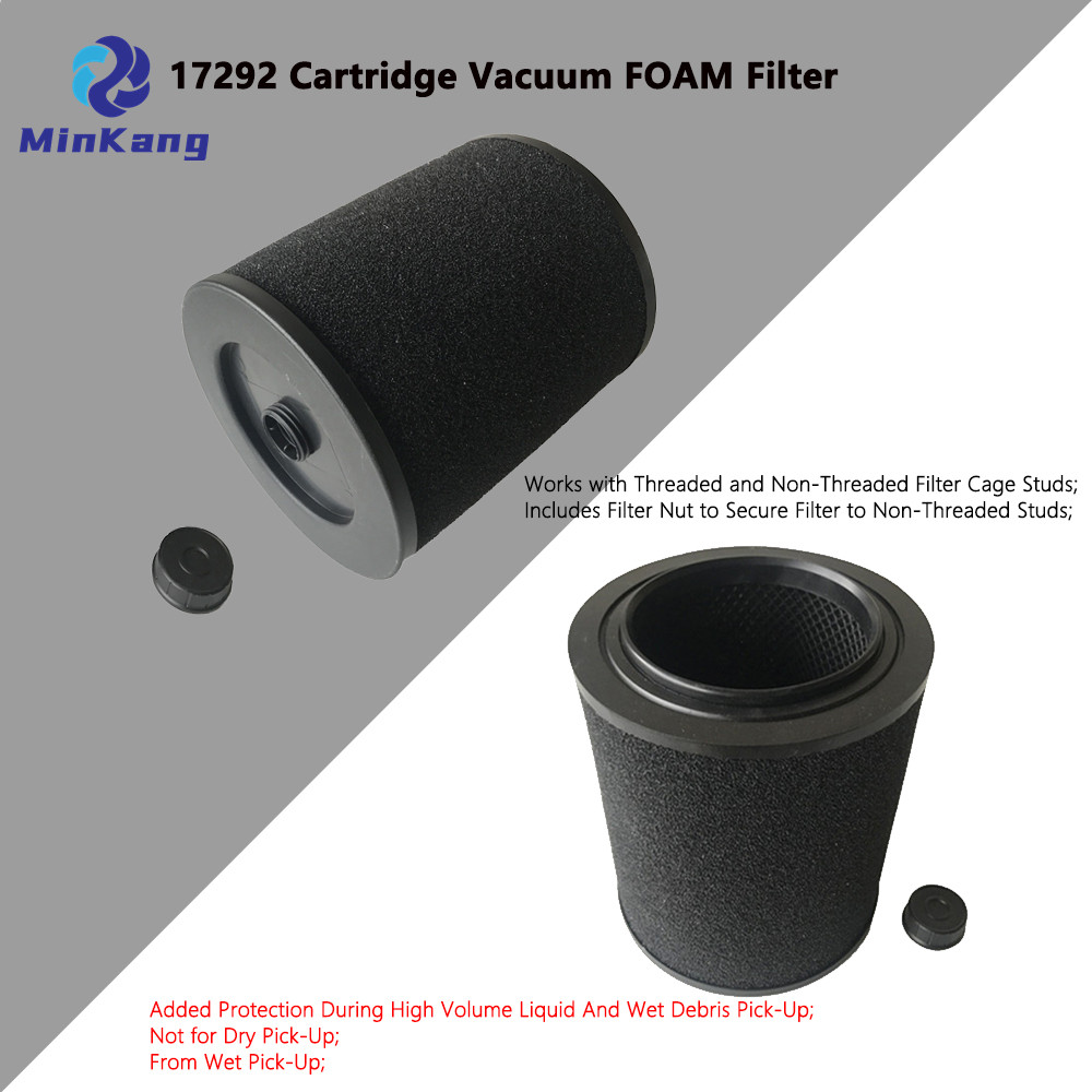 17292 Cartridge Vacuum FOAM Filter for Craftsman most 5 gallon and larger vacs made 1988 and after Vacuum Cleaners accessories 