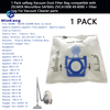 Safbag Vacuum Dust Filter Bag for ZELMER Microfibre SAFBAG ZVCA100B 49.4000 + Filter bag For Vacuum Cleaner parts