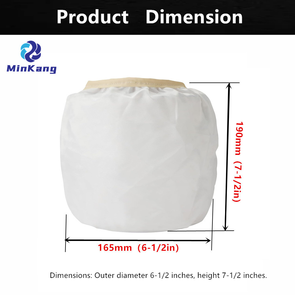 901-15-00 vacuum cleaner Dust Filter Bags for Shop Vac Wet/Dry Vacuum Cleaners 5 Gallon Above 9011500