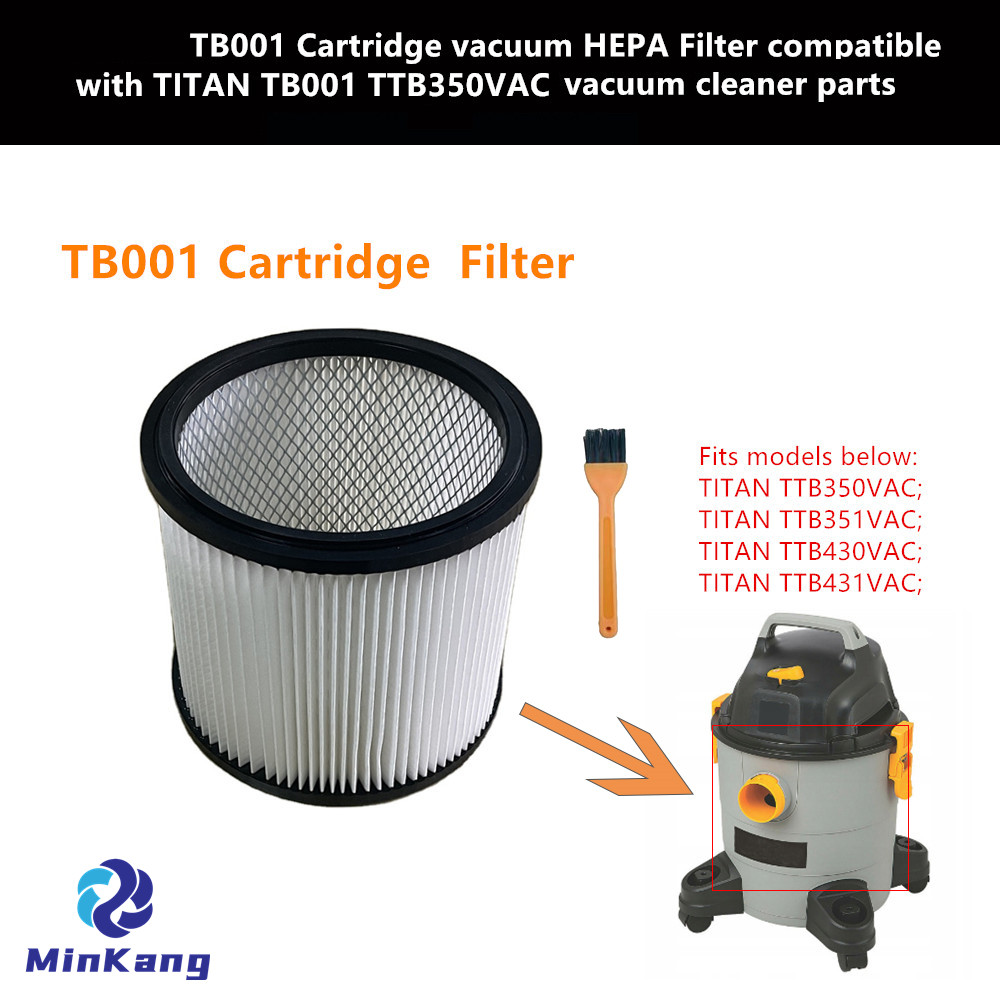 TB001 Cartridge vacuum cleaner HEPA Filter for TITAN TB001，TTB350VAC