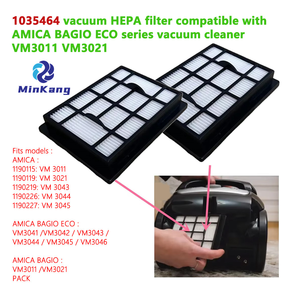 1035464 vacuum HEPA filter for AMICA BAGIO ECO series vacuum cleaner VM3011 VM3021