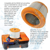 # VF3800 Replacement Pleated HEPA Filter for Most 3-4.5 Gallon RIDGID Wet Dry vacuums