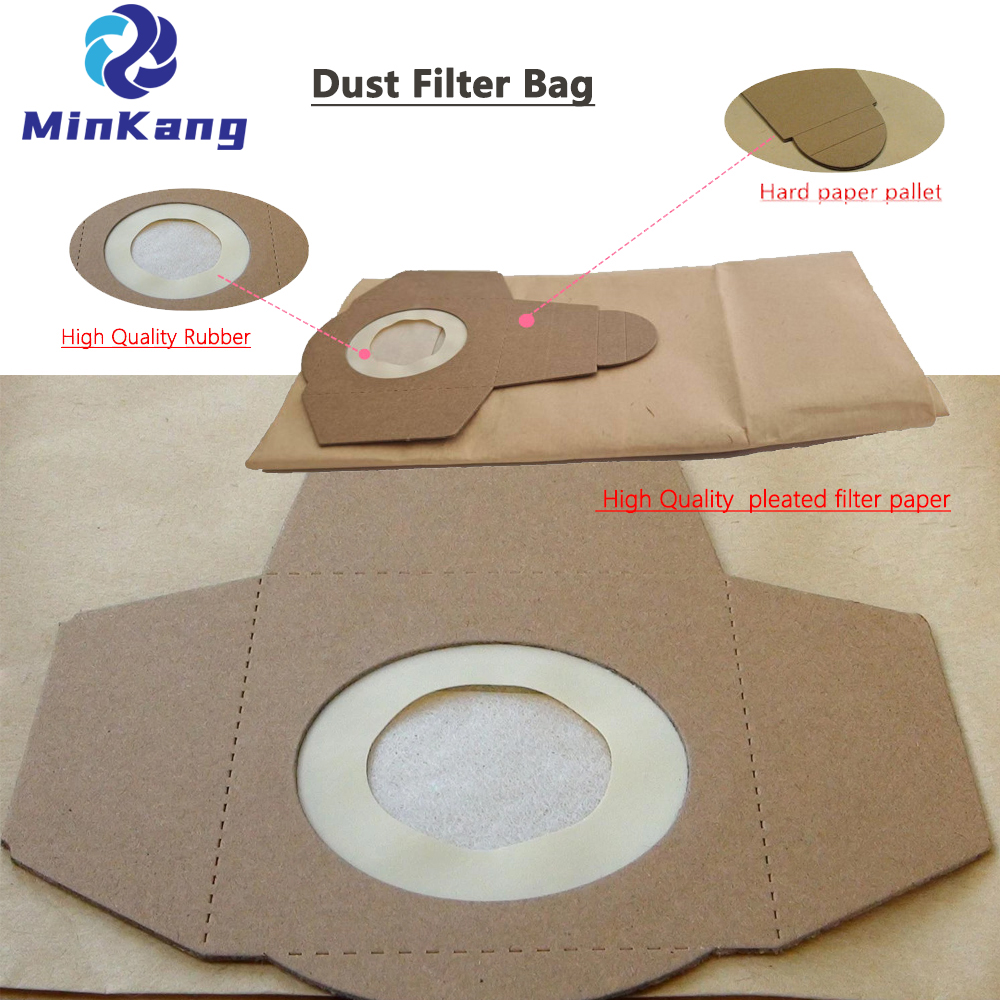 Dust Filter Bag for Parkside PWD25 A2 vacuum cleaner 
