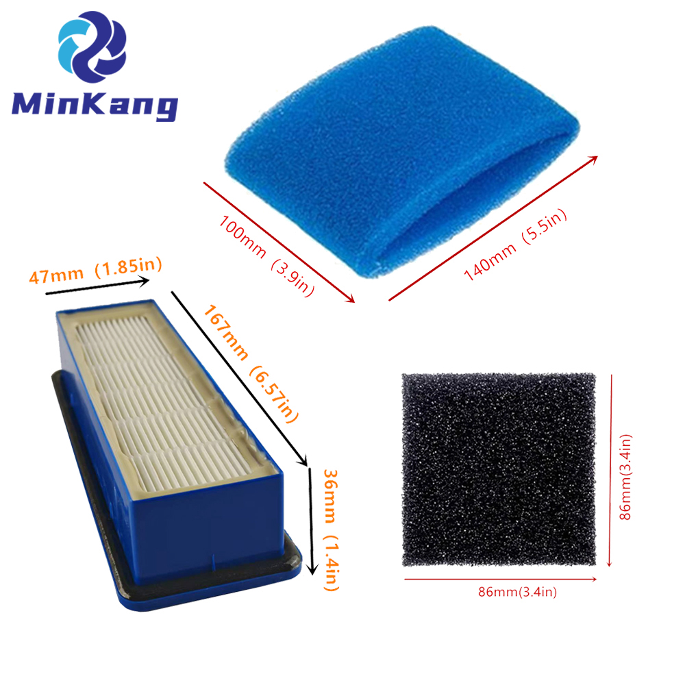  Washing Vacuum Cleaner Filters Compatible with Zelmer \ Bosch (00632555, 12000118, 00797694)