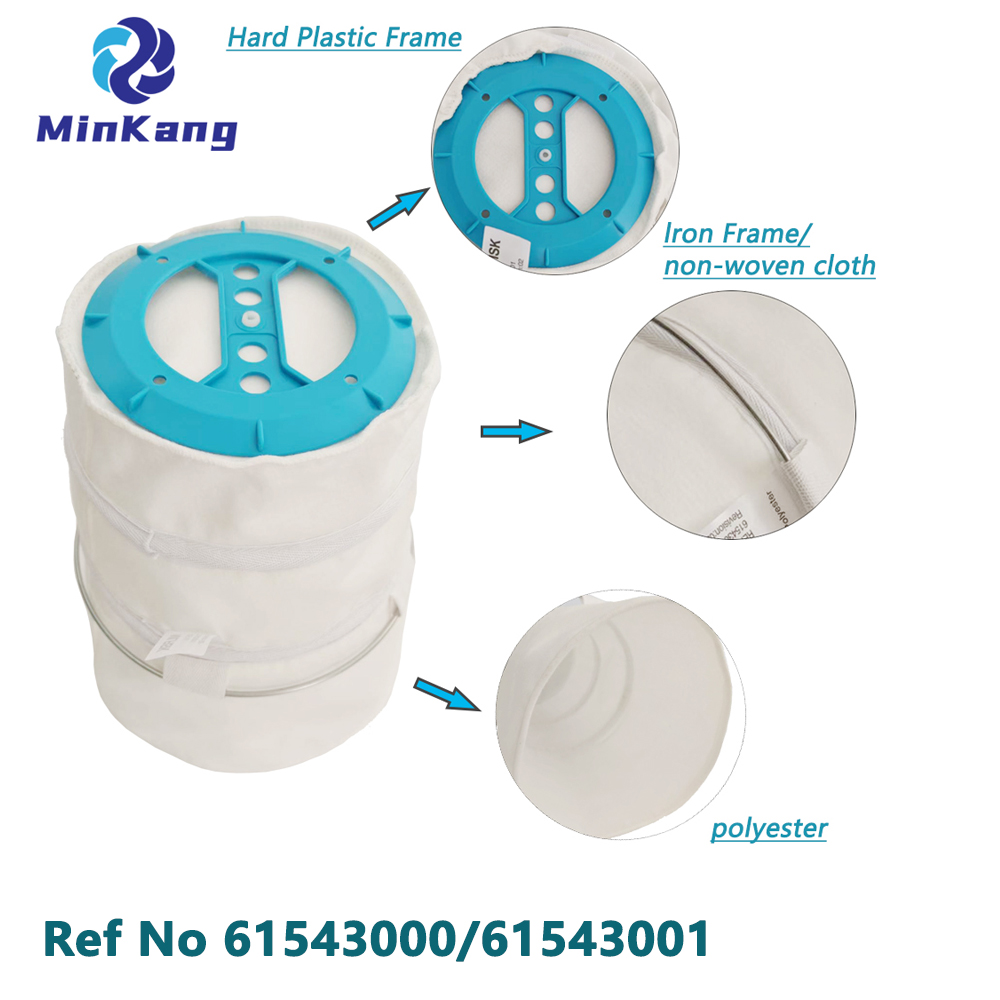  61543000/61543001 MAIN Dust Filter COTTON Bag for NILFISK GM80C For 80 Series vacuum cleaner 